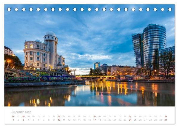 Produktbild: W I E N E R Impressionen (Tischkalender 2026 DIN A5 quer), CALVENDO Monatskalender