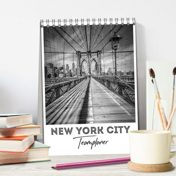 Produktbild: NEW YORK CITY Teamplaner (Tischkalender 2026 DIN A5 hoch), CALVENDO Monatskalender