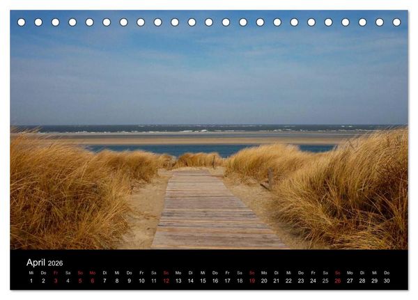Produktbild: An der Nordsee (Tischkalender 2026 DIN A5 quer), CALVENDO Monatskalender