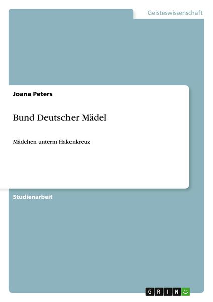 Produktbild: Bund Deutscher M&auml;del
