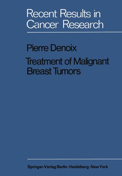 Produktbild: Treatment of Malignant Breast Tumors