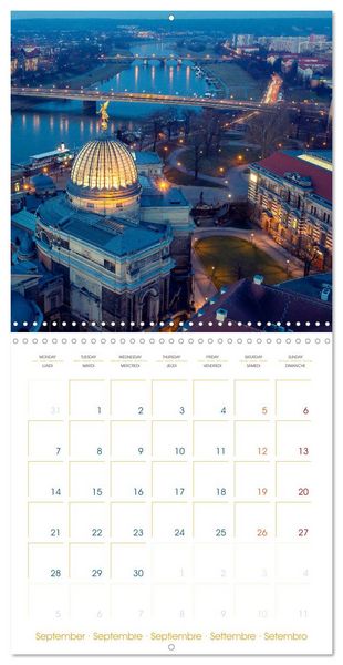 Produktbild: Romantic Dresden (Wall Calendar 2026 12 &times; 12 Inch) CALVENDO 12 Month Wall Calendar