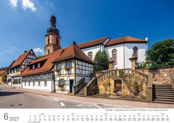 Produktbild: Die Pfalz 2027 Bildkalender A4 quer, spiralgebunden