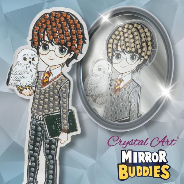 Produktbild: Craft Buddy CAPLB-31HPS002 - Crystal Art Mirror Buddies, Harry Potter, Diamond Painting