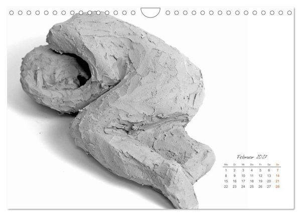 Produktbild: Gef&uuml;hle in Ton geformt - Intuitives plastisches Gestalten mit Tonerde (Wandkalender 2027 DIN A4 quer), CALVENDO Monatskalender