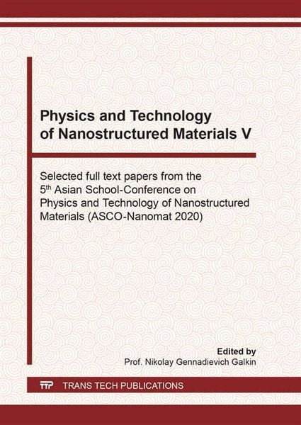 Produktbild: Physics and Technology of Nanostructured Materials V