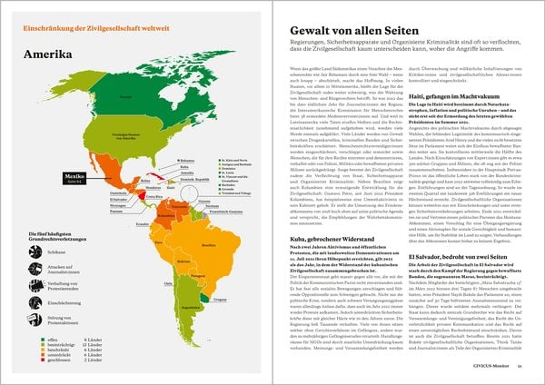 Produktbild: Atlas der Zivilgesellschaft 2023: Gef&auml;hrlicher Beistand
