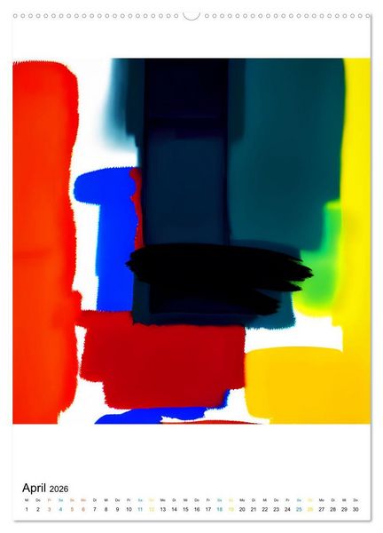 Produktbild: Modern ART Farbkompositionen (Wandkalender 2026 DIN A2 hoch), CALVENDO Monatskalender