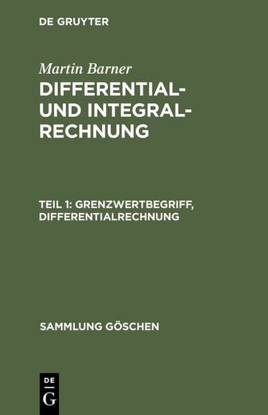Produktbild: Grenzwertbegriff, Differentialrechnung