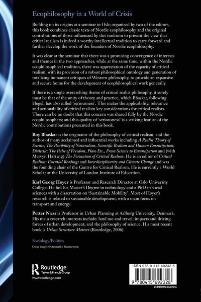 Produktbild: Ecophilosophy in a World of Crisis