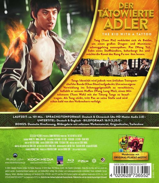 Produktbild: Der t&auml;towierte Adler (Shaw Brothers Collection)