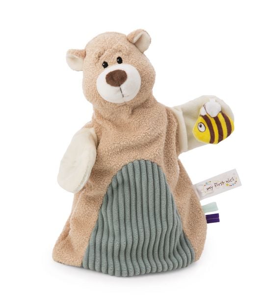 Produktbild: Schmusetuch Handpuppe B&auml;r 2in1 26x25cm auf Header