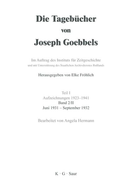Produktbild: Juni 1931 - September 1932