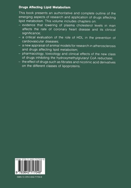 Produktbild: Drugs Affecting Lipid Metabolism