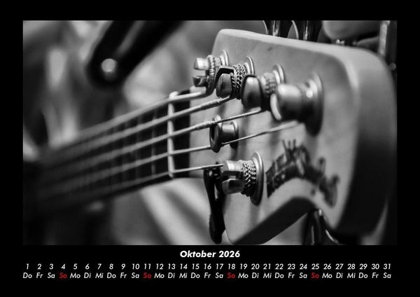 Produktbild: Musik 2026 Fotokalender DIN A3