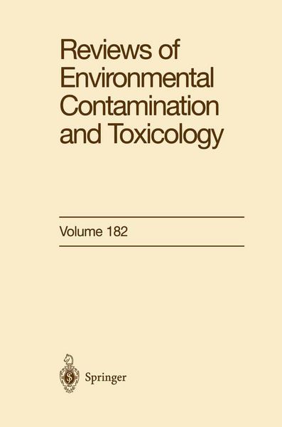 Produktbild: Reviews of Environmental Contamination and Toxicology