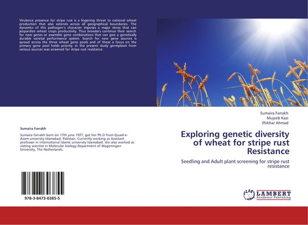 Produktbild: Exploring genetic diversity of wheat for stripe rust Resistance