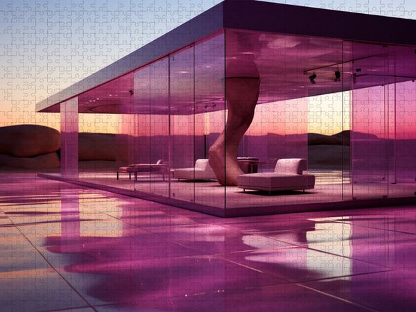 Produktbild: CALVENDO Puzzle Pink Eleganz | 2000 Teile Lege-Gr&ouml;&szlig;e 90x67cm Foto-Puzzle f&uuml;r gl&uuml;ckliche Stunden