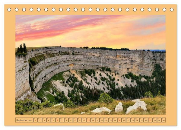 Produktbild: Gr&uuml;ezi in den Schweizer Bergen (Tischkalender 2026 DIN A5 quer), CALVENDO Monatskalender