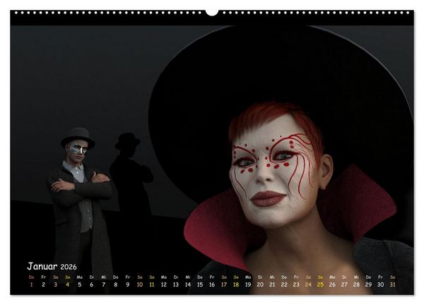 Produktbild: Sch&ouml;ne Scheinwelt (Wandkalender 2026 DIN A2 quer), CALVENDO Monatskalender