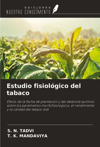 Produktbild: Estudio fisiol&oacute;gico del tabaco
