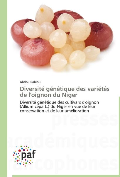Produktbild: Diversit&eacute; g&eacute;n&eacute;tique des vari&eacute;t&eacute;s de l'oignon du Niger