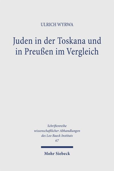 Produktbild: Juden in der Toskana und in Preu&szlig;en im Vergleich