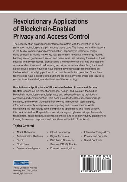 Produktbild: Revolutionary Applications of Blockchain-Enabled Privacy and Access Control