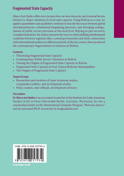 Produktbild: Fragmented State Capacity