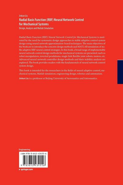 Produktbild: Radial Basis Function (RBF) Neural Network Control for Mechanical Systems