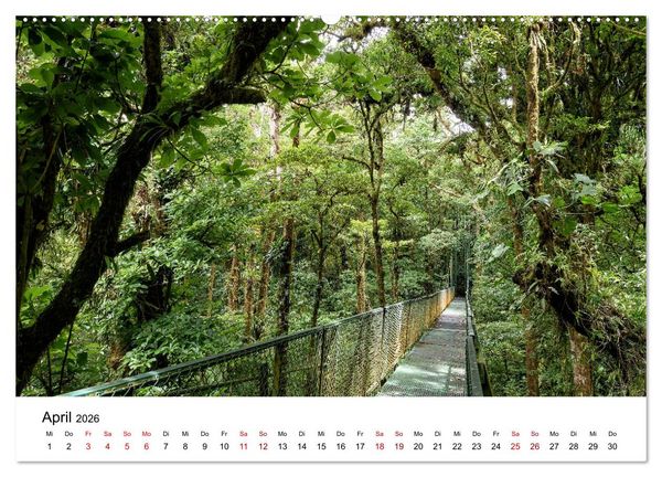 Produktbild: Costa Rica - das Naturparadies (hochwertiger Premium Wandkalender 2026 DIN A2 quer), Kunstdruck in Hochglanz