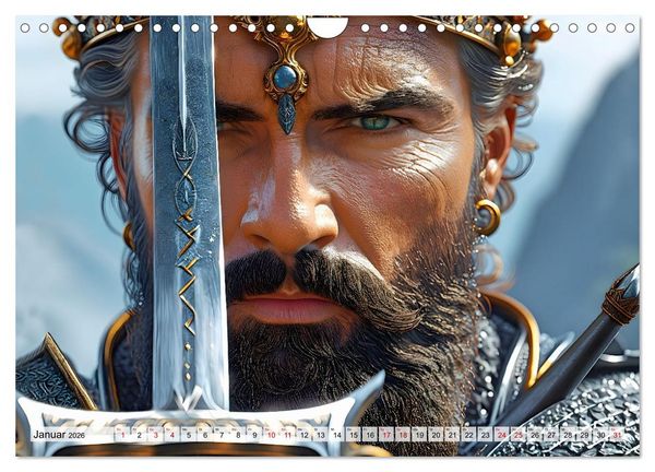 Produktbild: Die Magie des Schwertes (Wandkalender 2026 DIN A4 quer), CALVENDO Monatskalender