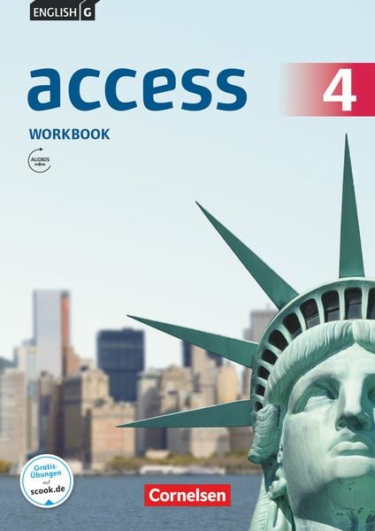 English G Access Band 4: 8. Schuljahr - Allgemeine Ausgabe - Workbook mit Audios