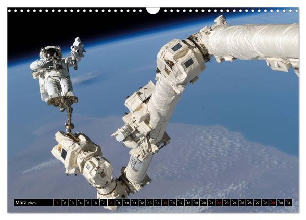 Produktbild: Missionen im Weltall (Wandkalender 2026 DIN A3 quer), CALVENDO Monatskalender