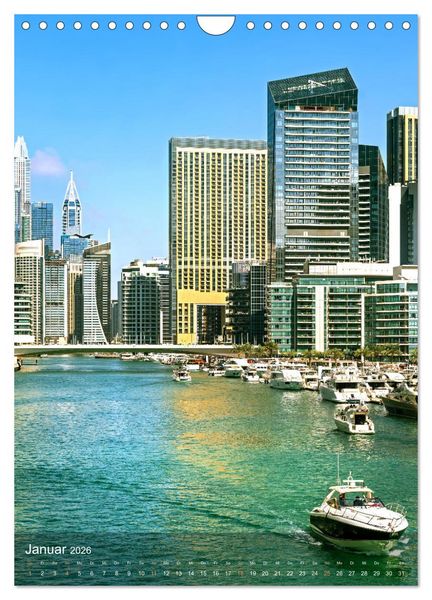 Produktbild: Vereinigte Arabische Emirate - St&auml;dte Highlights (Wandkalender 2026 DIN A4 hoch), CALVENDO Monatskalender