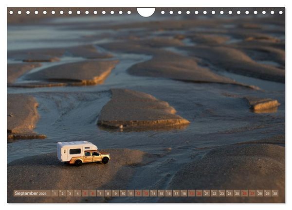 Produktbild: Miniature Caravaning: Gro&szlig;es Abenteuer mit kleinem Camper (Wandkalender 2026 DIN A4 quer), CALVENDO Monatskalender