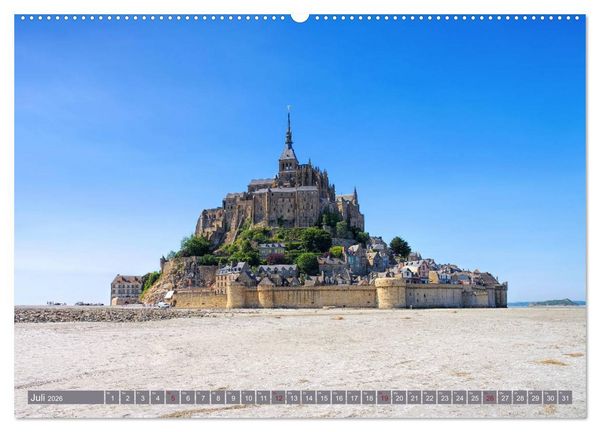 Produktbild: Le Mont-Saint-Michel - Sagenumwobener Klosterberg im Watt (Wandkalender 2026 DIN A2 quer), CALVENDO Monatskalender