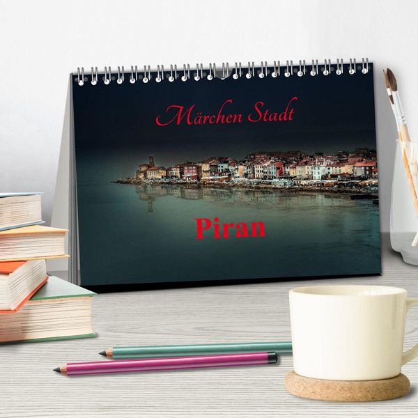 Produktbild: M&auml;rchen Stadt Piran (Tischkalender 2026 DIN A5 quer), CALVENDO Monatskalender