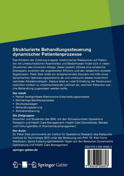 Produktbild: Strukturierte Behandlungssteuerung dynamischer Patientenprozesse