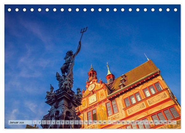 Produktbild: T&uuml;bingen - Impressionen aus der Universit&auml;tsstadt (Tischkalender 2026 DIN A5 quer), CALVENDO Monatskalender