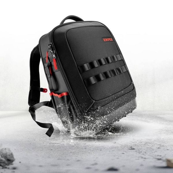 Produktbild: Knipex Modular X15 00 21 51 LE Elektriker, Handwerker, Lehrlinge, Techniker, Universal Werkzeugrucksack best&uuml;ckt (L x B x H) 485 x 383 x 485 mm