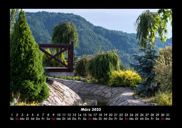 Produktbild: Landschaftskalender 2025 Fotokalender DIN A3