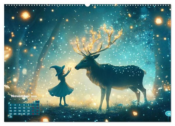 Produktbild: Zauber zur Mitternacht (Wandkalender 2026 DIN A2 quer), CALVENDO Monatskalender