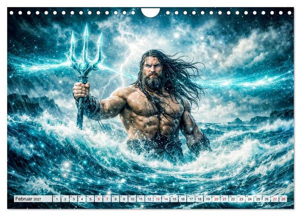 Produktbild: Sternzeichen - Die M&auml;chte des Tierkreises (Wandkalender 2027 DIN A4 quer), CALVENDO Monatskalender