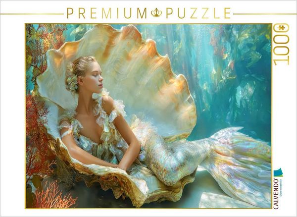 Produktbild: CALVENDO Puzzle Glamour&ouml;se Meerjungfrauen | 1000 Teile Lege-Gr&ouml;&szlig;e 64x48cm Foto-Puzzle f&uuml;r gl&uuml;ckliche Stunden