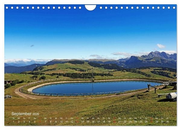 Produktbild: Urlaub auf der Seiser Alm (Wandkalender 2026 DIN A4 quer), CALVENDO Monatskalender