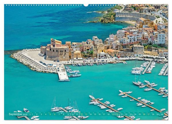 Produktbild: Sch&ouml;nes Sizilien: die Sonneninsel Italiens (hochwertiger Premium Wandkalender 2026 DIN A2 quer), Kunstdruck in Hochglanz
