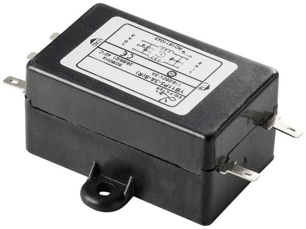Produktbild: TRU COMPONENTS TC-10101424 Entst&ouml;rfilter 250 V/AC 3 A 2.5 mH (L x B x H) 68 x 50 x 25.5 mm 1 St.