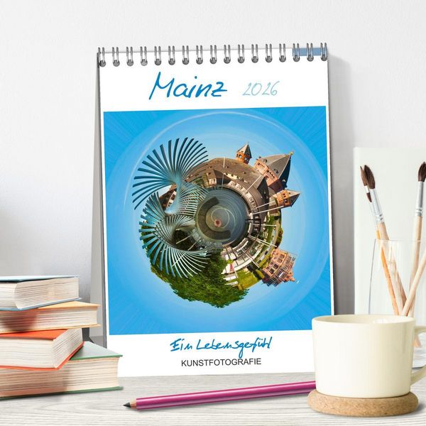 Produktbild: Mainz. Ein Lebensgef&uuml;hl (Tischkalender 2026 DIN A5 hoch), CALVENDO Monatskalender