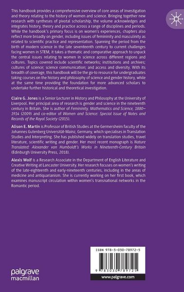 Produktbild: The Palgrave Handbook of Women and Science since 1660